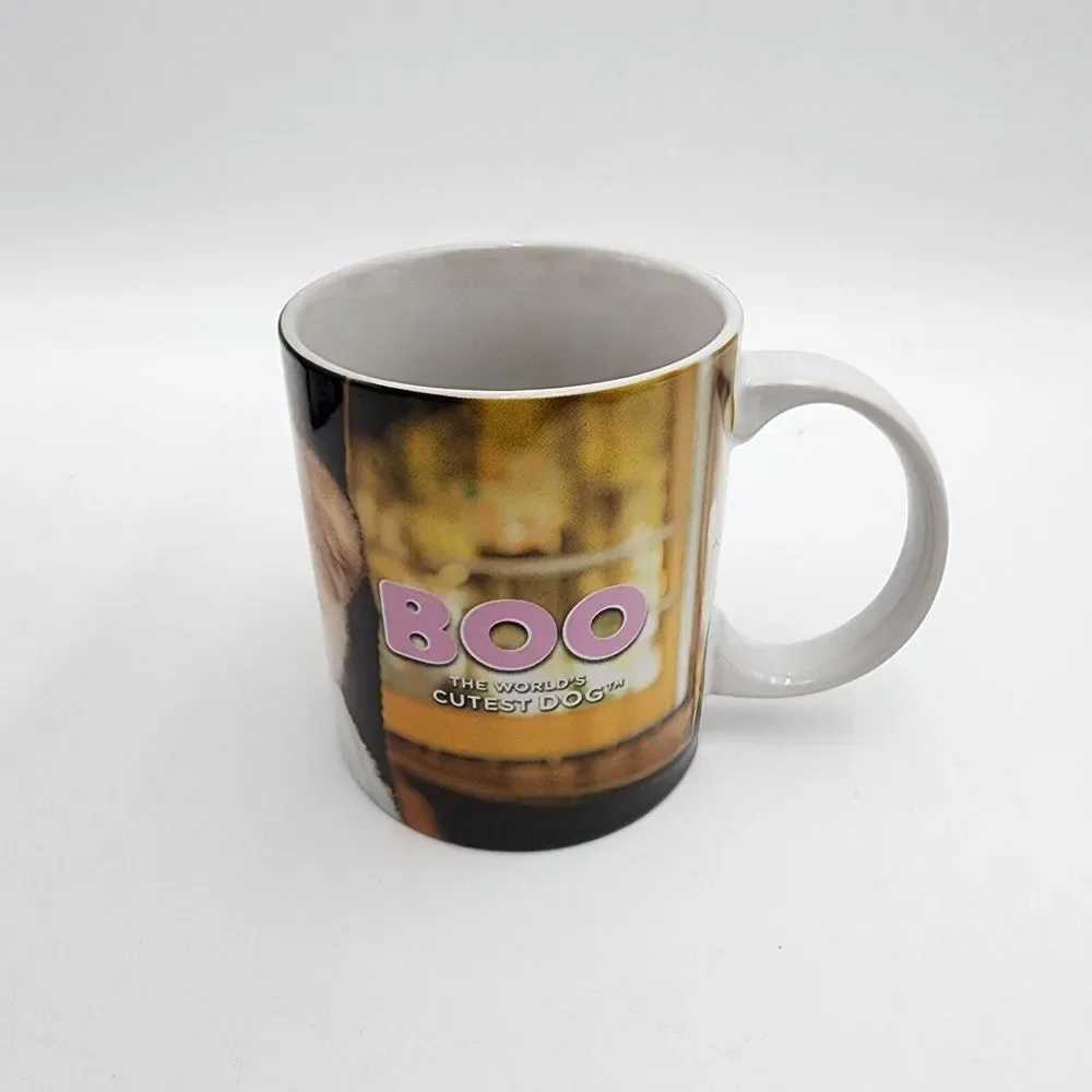 NEW BOO The World's‎ Cutest Dog MUG Pomeranian Puppy Ceramic PALADONE UK